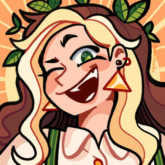 Kazoo does art profile picture